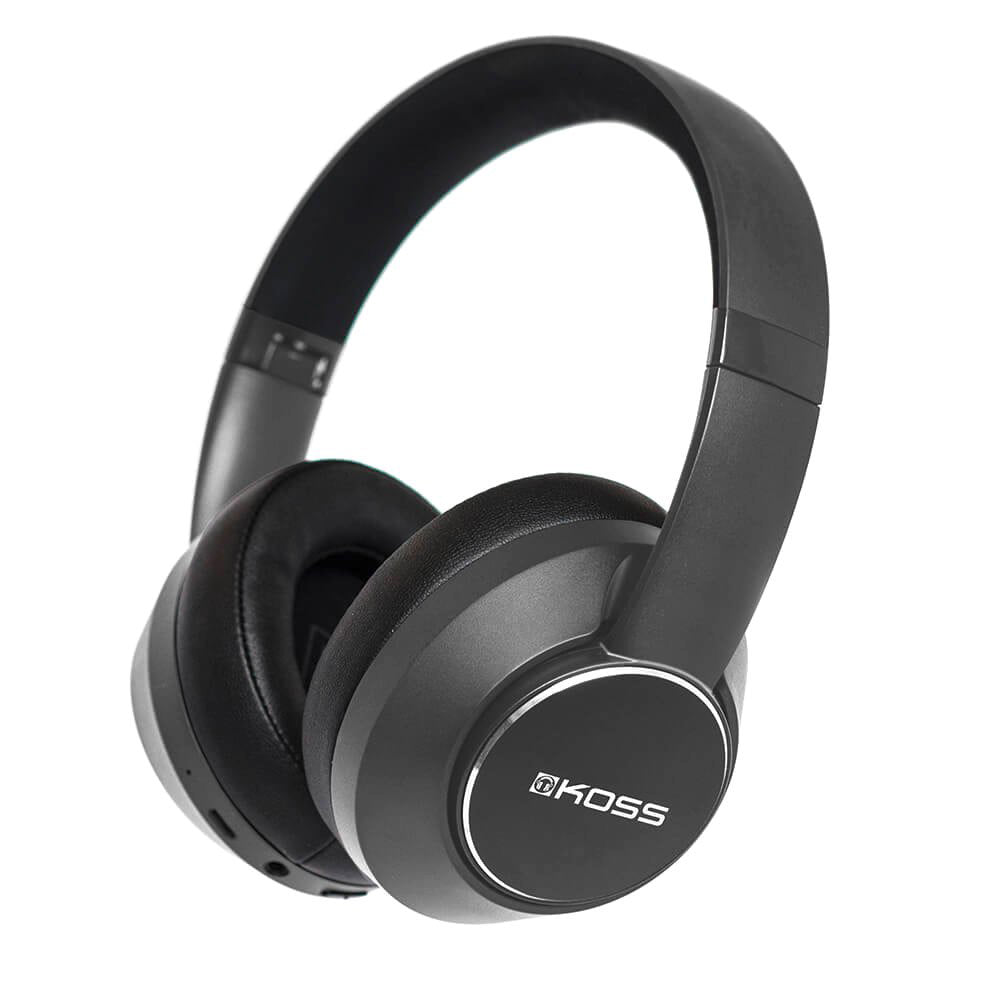 KOSS BT740iQZ Casque Bluetooth à Réduction de Bruit Active – Over-Ear – Noir