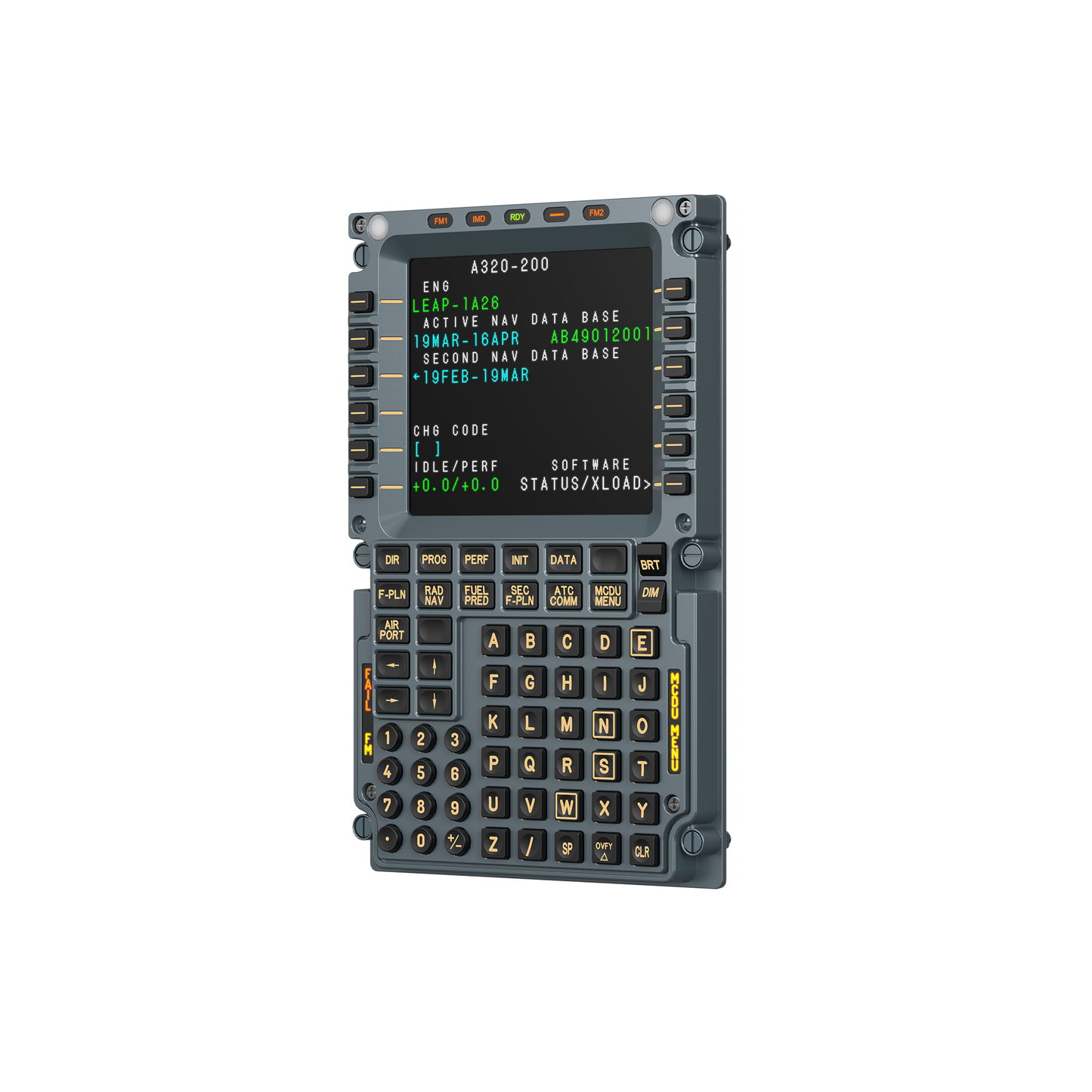 MOZA MA3F – Écran d'Ordinateur de Bord pour Simulateur de Vol