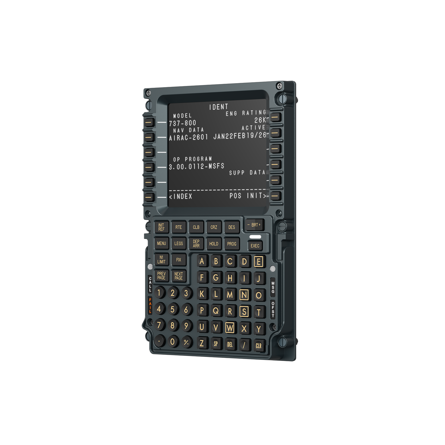 MOZA MB7F – Écran d'Ordinateur de Bord pour Simulateur de Vol