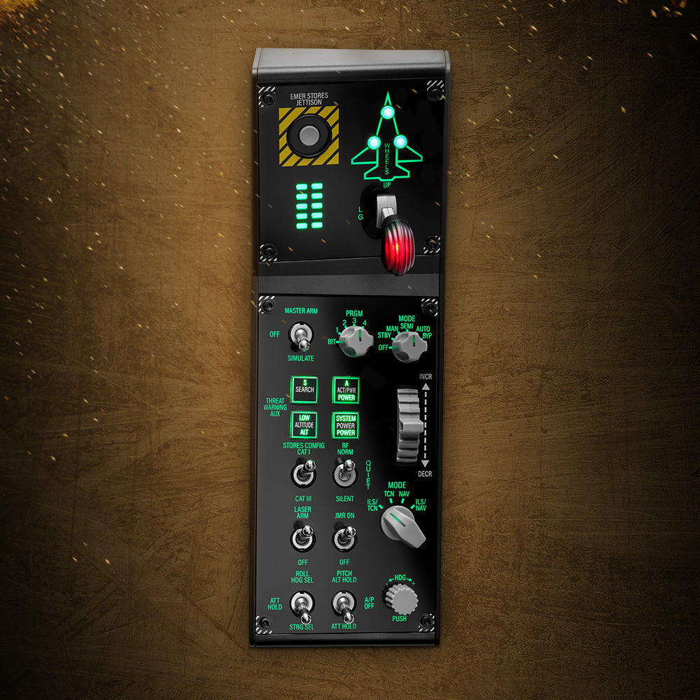 Thrustmaster Viper Panel – Contrôleur de simulation de vol – Panneau de commande – Pour PC