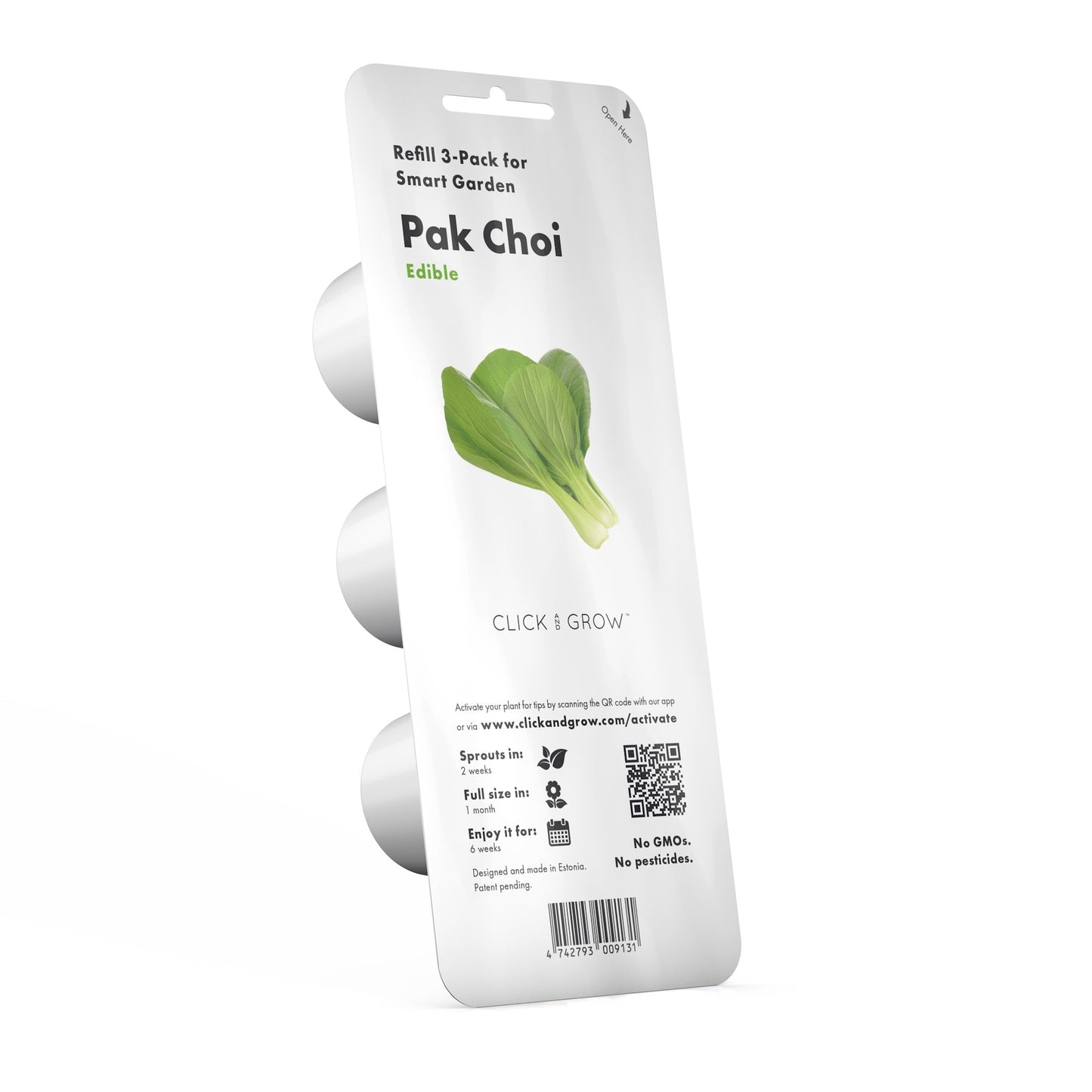 Click & Grow Pak Choi / 3-pack – Capsules de chou asiatique pour jardin d’intérieur intelligent