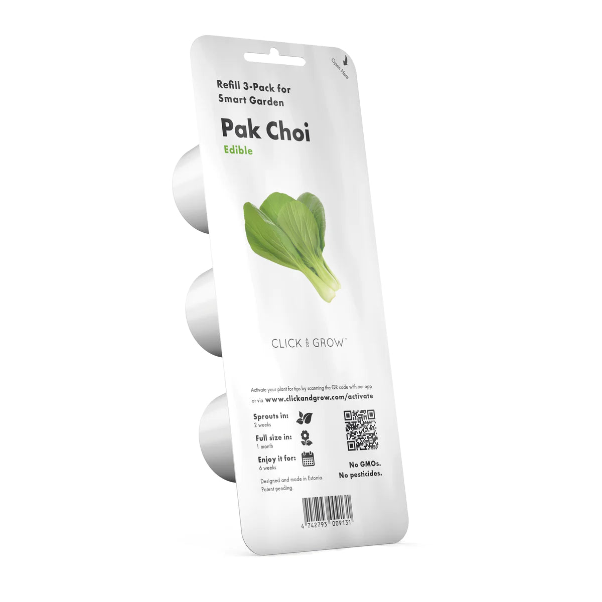 Click & Grow Pak Choi / 3-pack – Capsules de chou asiatique pour jardin d’intérieur intelligent
