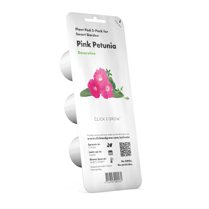 Click & Grow Pétunia rose / 3-pack – Capsules florales pour jardin d’intérieur intelligent