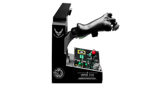 Thrustmaster Viper TQS Mission Pack – Contrôleur de simulation de vol – Manette des gaz avec panneau – Pour PC