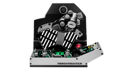 Thrustmaster Viper TQS Mission Pack – Contrôleur de simulation de vol – Manette des gaz avec panneau – Pour PC