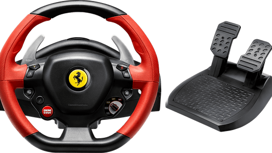 Thrustmaster Ferrari 458 Spider - Volant de course et pédales - Avec vibrations - Pour Xbox One, Xbox Series S & X