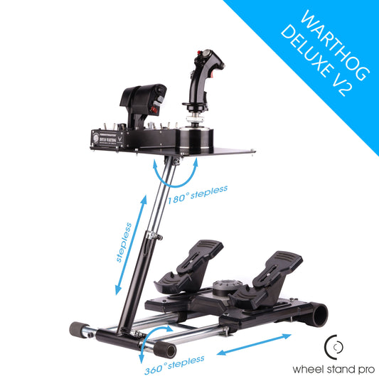 Wheel Stand Pro pour Thrustmaster HOTAS WARTHOG™ -DELUXE- V2