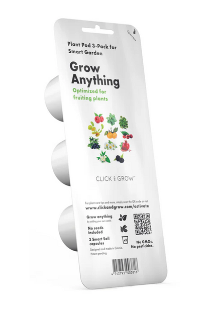 Click & Grow Grow Anything / 3-pack – Capsules de plantation personnalisables pour jardin d’intérieur