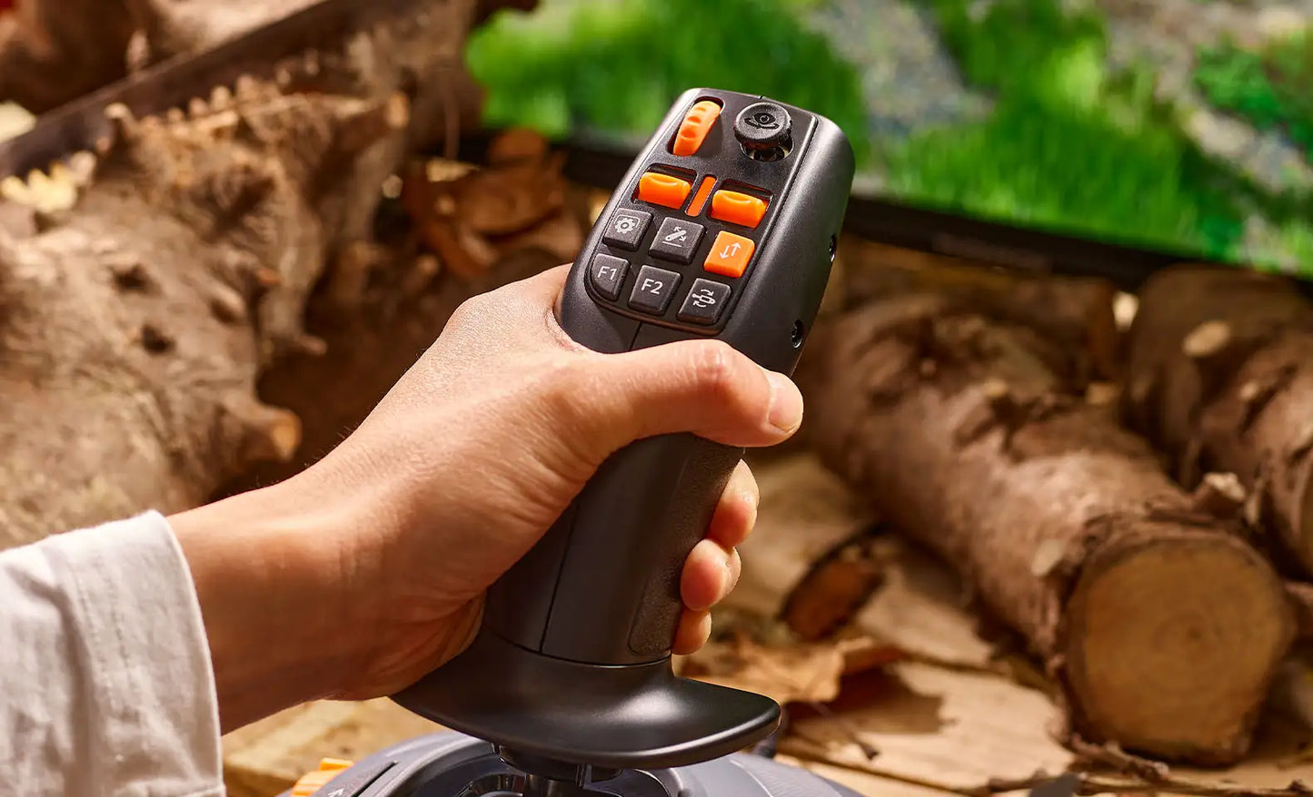 Thrustmaster SimTask FarmStick - Joystick pour simulation agricole - Xbox et PC