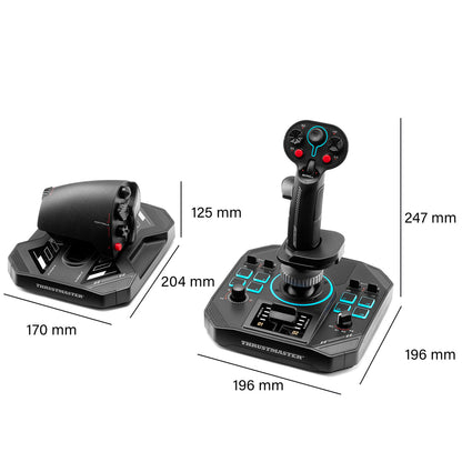 Thrustmaster SOL-R 4 Hotas – Ensemble Joystick & Manette des Gaz