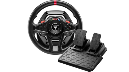 Thrustmaster T128 SimTask Pack - Volant de course avec pédales et kit volant Farming - Xbox Series et PC