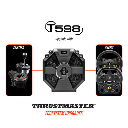 Thrustmaster T598-P - Volant de course et pédales - Direct Axial Drive 10 Nm Force Feedback - Pour PS5, PS4, PC