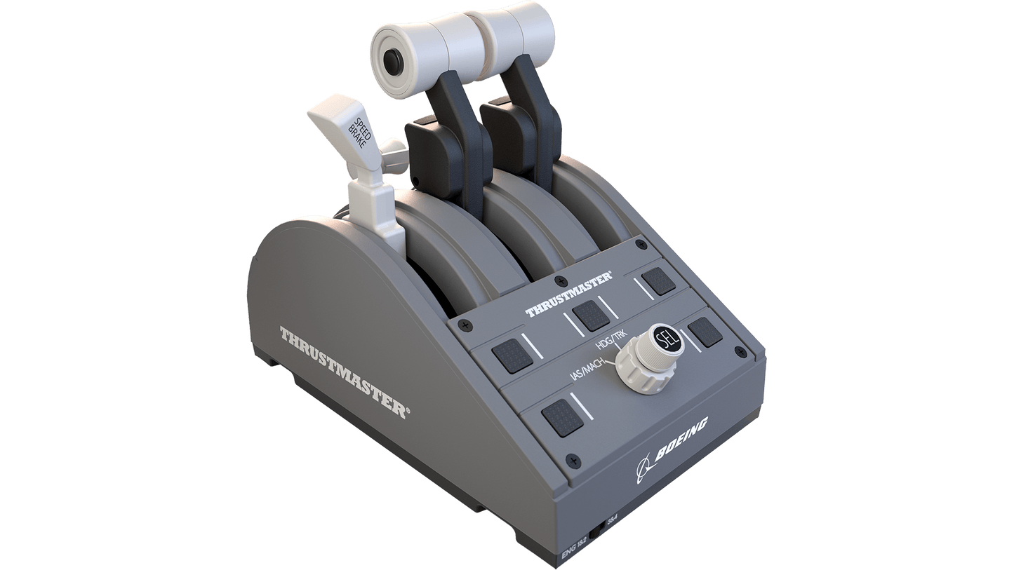 Thrustmaster TCA Yoke Pack Boeing Edition - Système de contrôle de vol - Avec palonnier et quadrant - Pour PC et Xbox Series X|S