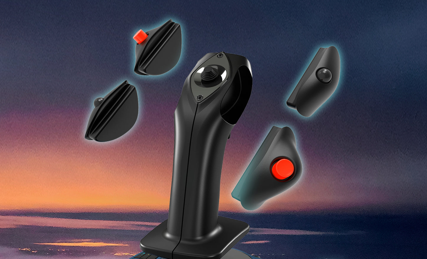 Thrustmaster TCA Sidestick X Airbus Edition - Joystick avec hub USB - Pour PC et Xbox Series X|S