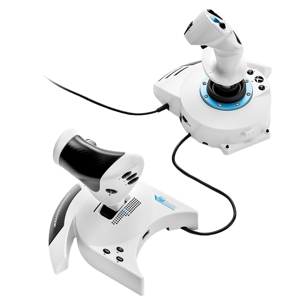 Thrustmaster T.Flight Hotas One Microsoft Flight Simulator Edition - Joystick avec manette des gaz - Xbox Series X|S et PC