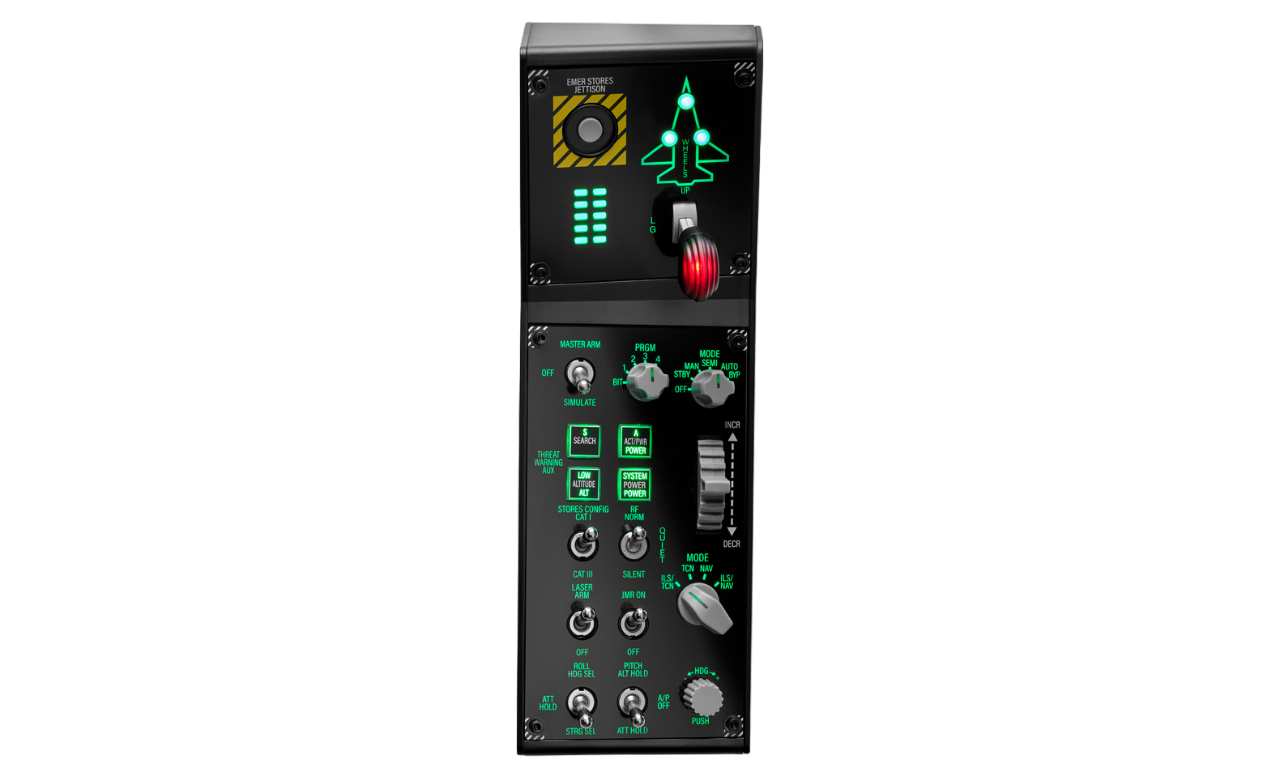 Thrustmaster Viper Panel – Contrôleur de simulation de vol – Panneau de commande – Pour PC
