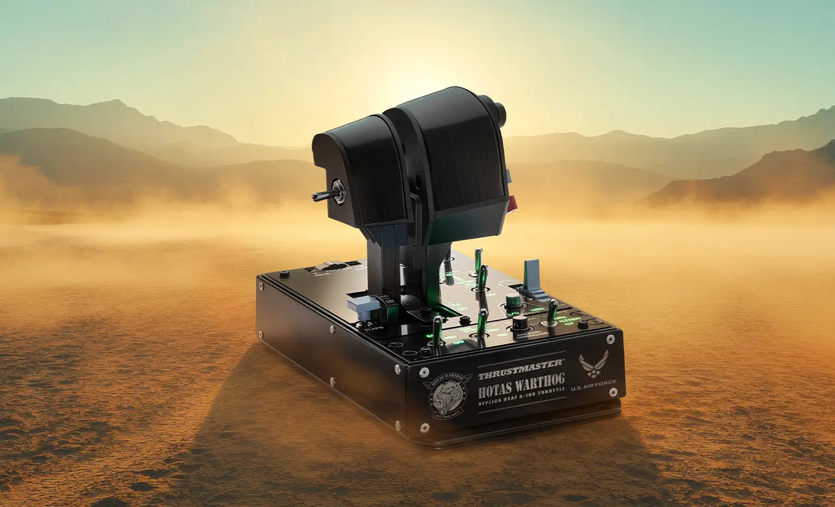 Thrustmaster HOTAS Warthog MKII – Joystick + Double Manette des Gaz – PC