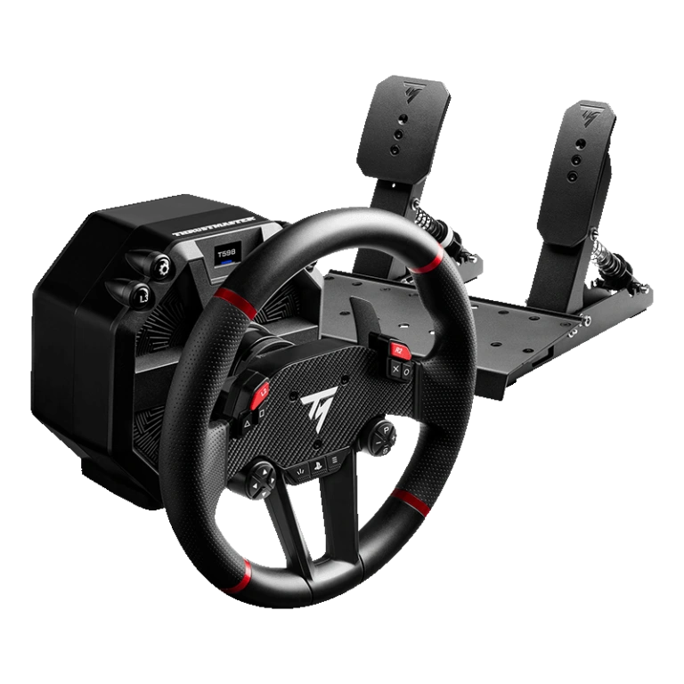Thrustmaster T598-P - Volant de course et pédales - Direct Axial Drive 10 Nm Force Feedback - Pour PS5, PS4, PC