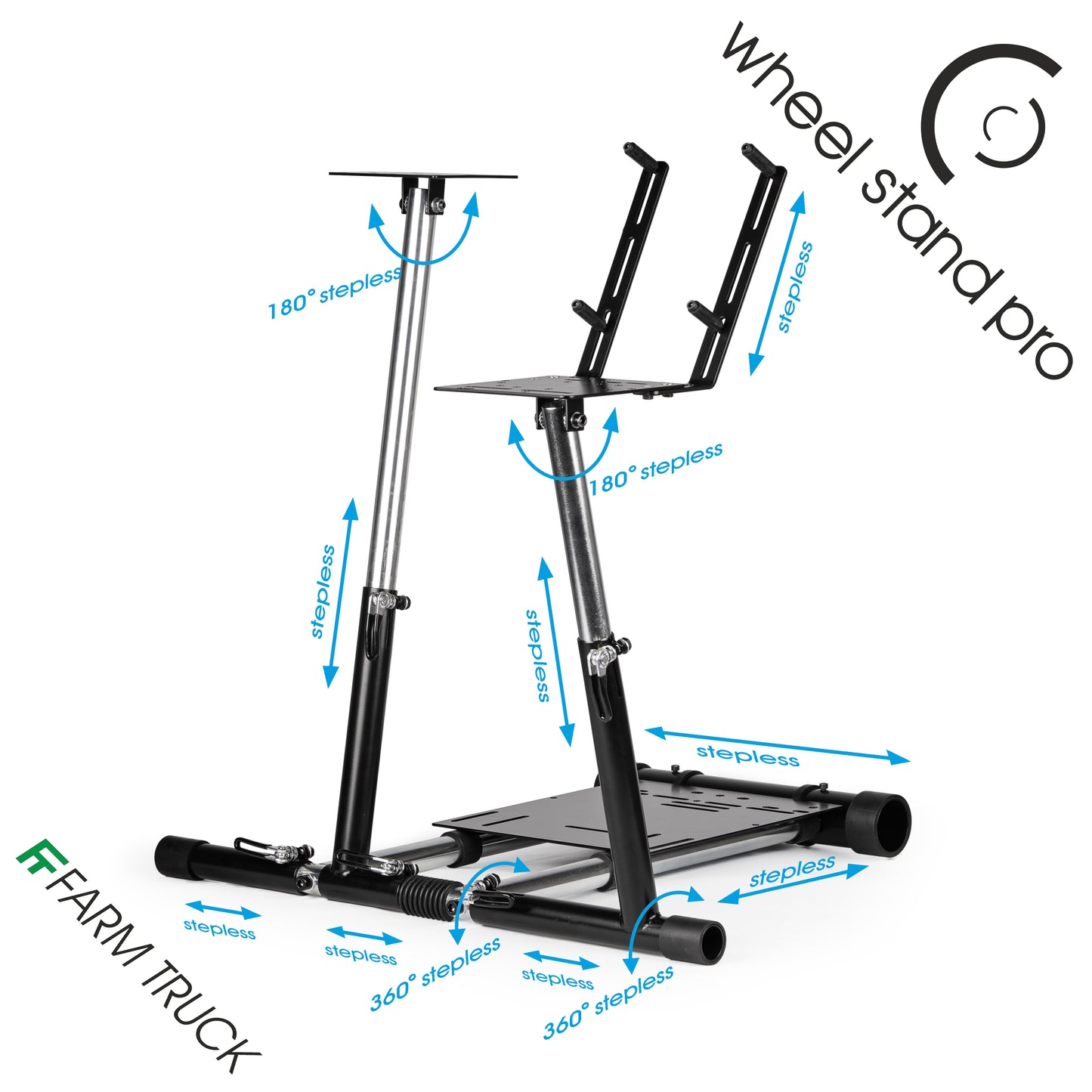 Wheel Stand Pro Farm Truck – Support de Volant – Version Noire