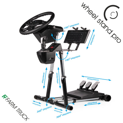 Wheel Stand Pro Farm Truck – Support de Volant – Version Noire
