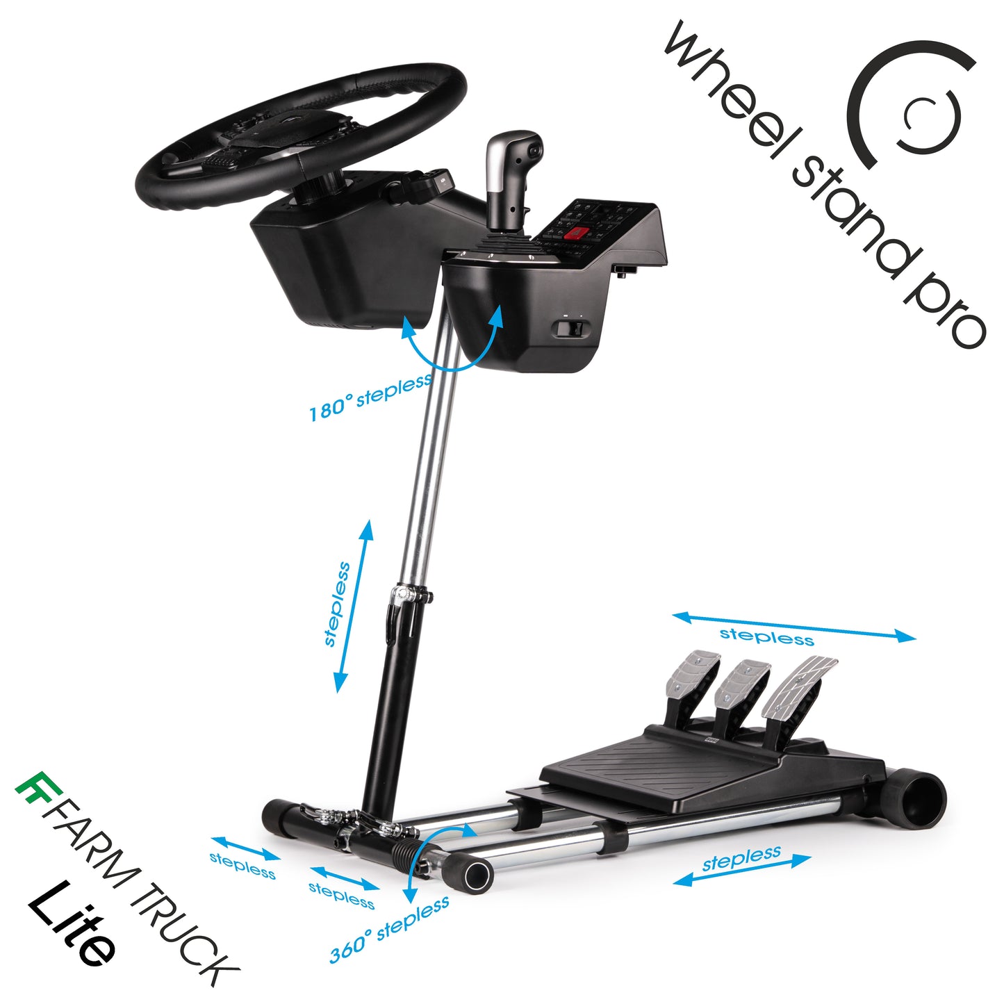 Wheel Stand Pro Farm Truck Lite – Support de Volant – Version Noire