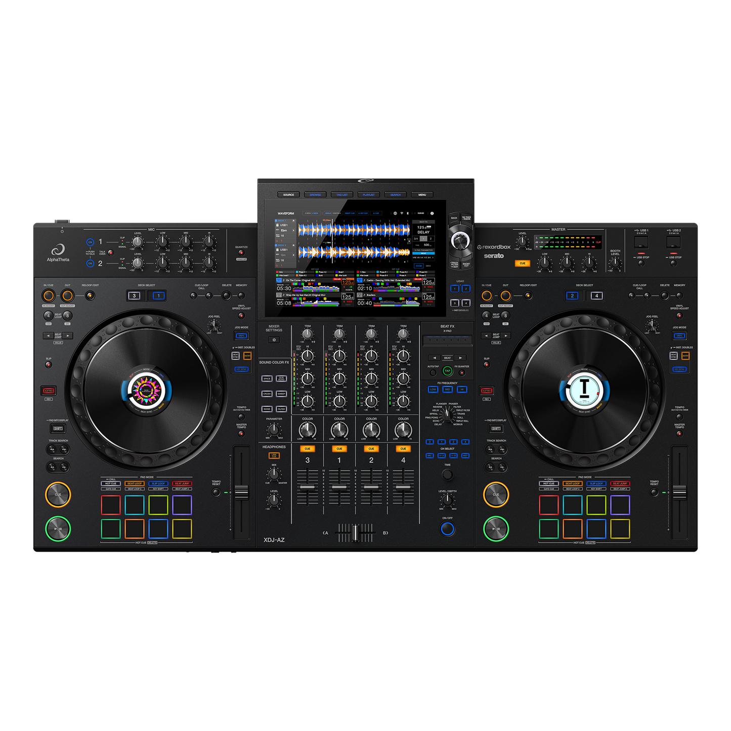 Pioneer DDJ-GRV6 - Contrôleur DJ - 4 canaux - Noir
