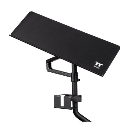 Thermaltake Keyboard & Mouse Tray – Plateau clavier et souris pour cockpit de simulation – Réglable en hauteur, inclinaison et rotation – Noir