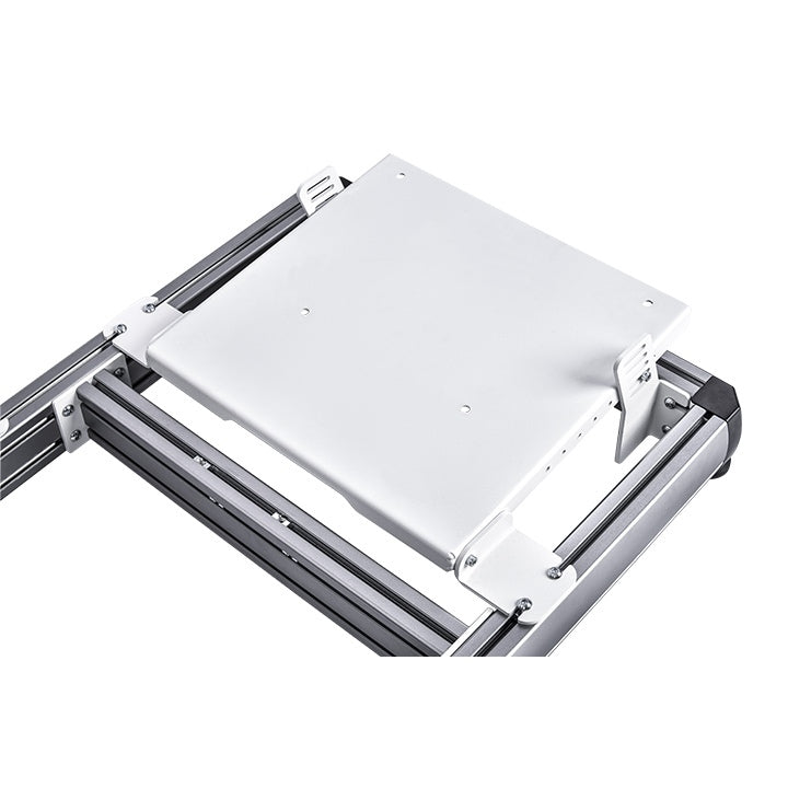 Thermaltake GF500 Snow – Cockpit de simulation de vol – Châssis en acier blanc – Siège baquet réglable – Compatible PC / Xbox / PlayStation