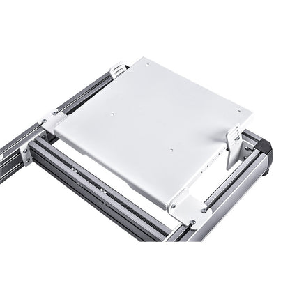 Thermaltake GF500 Snow – Cockpit de simulation de vol – Châssis en acier blanc – Siège baquet réglable – Compatible PC / Xbox / PlayStation