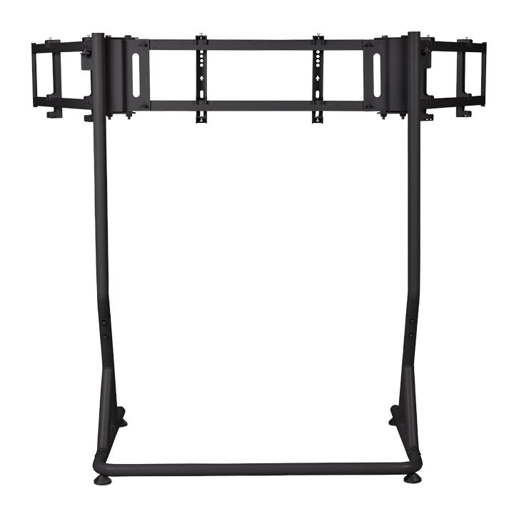 Thermaltake Triple Racing Monitor Stand Pro – Support triple écrans renforcé – Structure en acier réglable – Compatible 32’’ à 55’’ – Noir