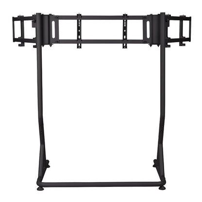 Thermaltake Triple Racing Monitor Stand Pro – Support triple écrans renforcé – Structure en acier réglable – Compatible 32’’ à 55’’ – Noir