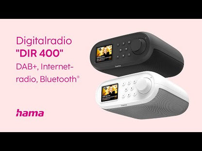 Hama Radio numérique "DIR400" – DAB+/Radio Internet/Bluetooth® RX/App – Noir