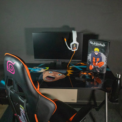 Konix « Naruto » - Bureau Gaming / Bureau d’ordinateur - Design inspiré du manga - Structure métallique robuste
