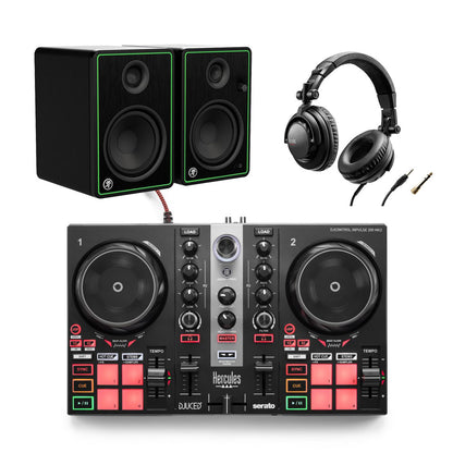 Hercules Inpulse 200 MK2 + Hercules DJ45 - Bundle Contrôleur DJ + casque audio