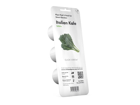 Click & Grow Chou kale italien / 3-pack – Capsules de chou vert pour jardin d’intérieur intelligent