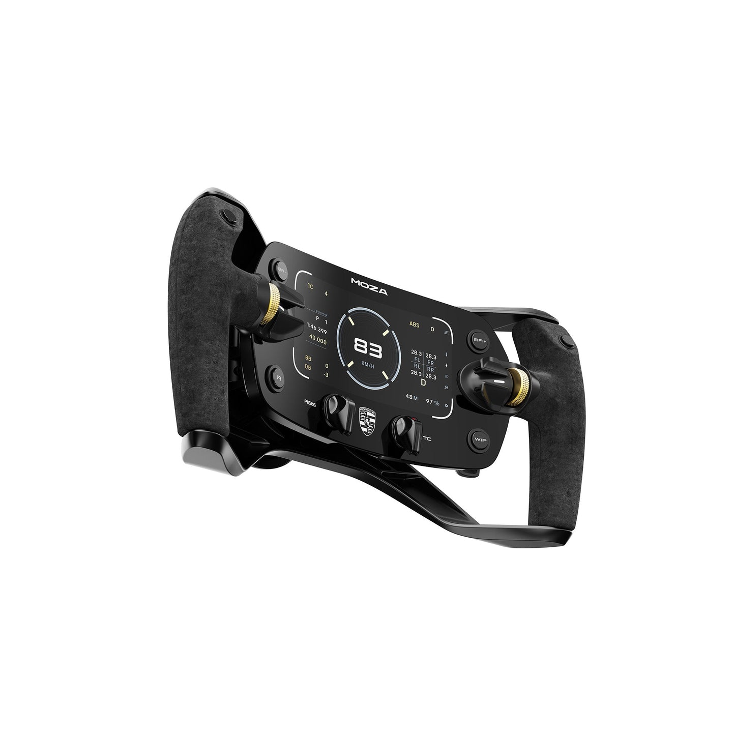 MOZA Porsche MISSION R Simracing Steering Wheel – Volant de course officiel – PC