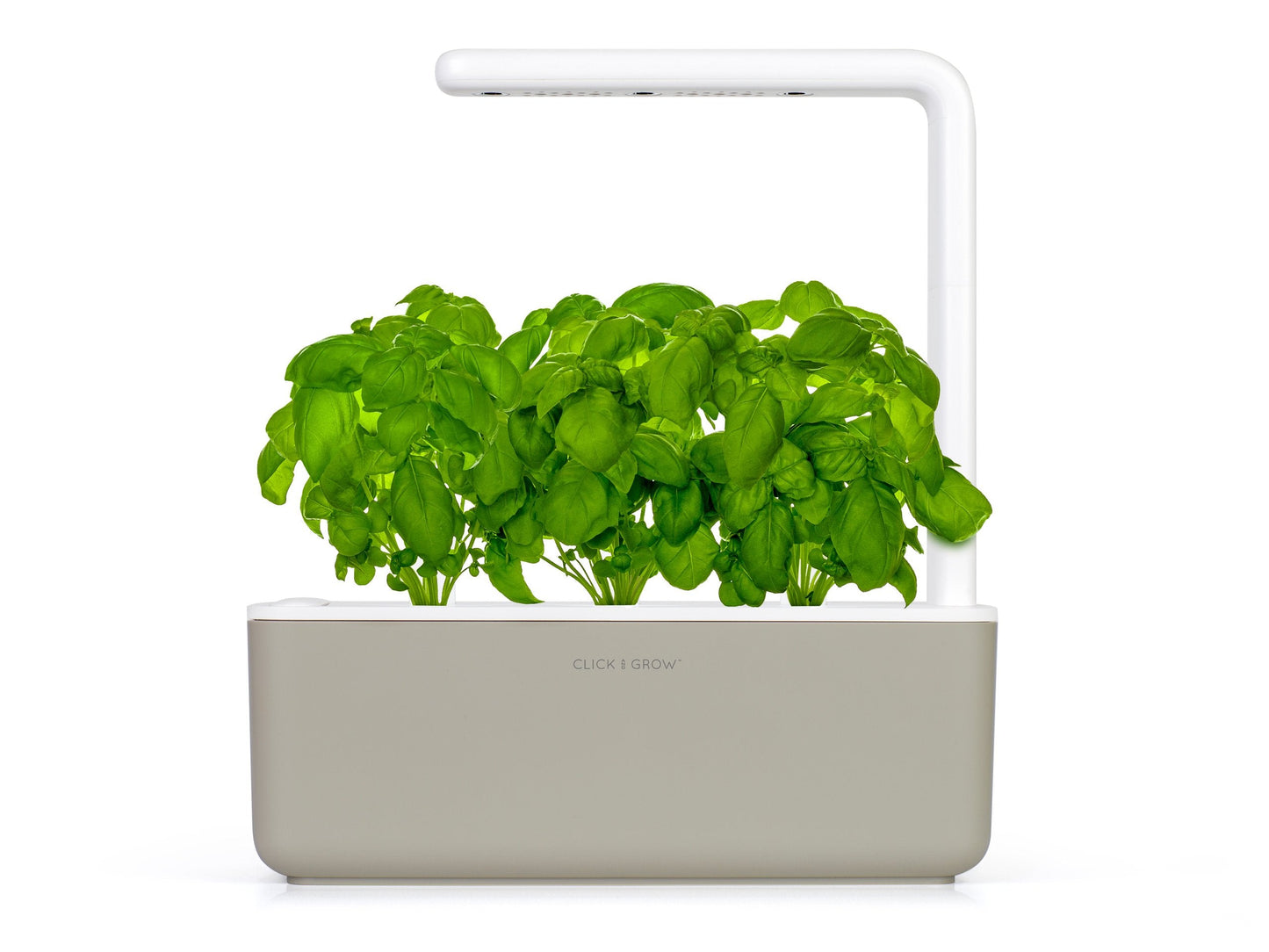 Click & Grow Smart Garden 3, Beige – Jardin d’intérieur intelligent avec lumière LED et 3 capsules