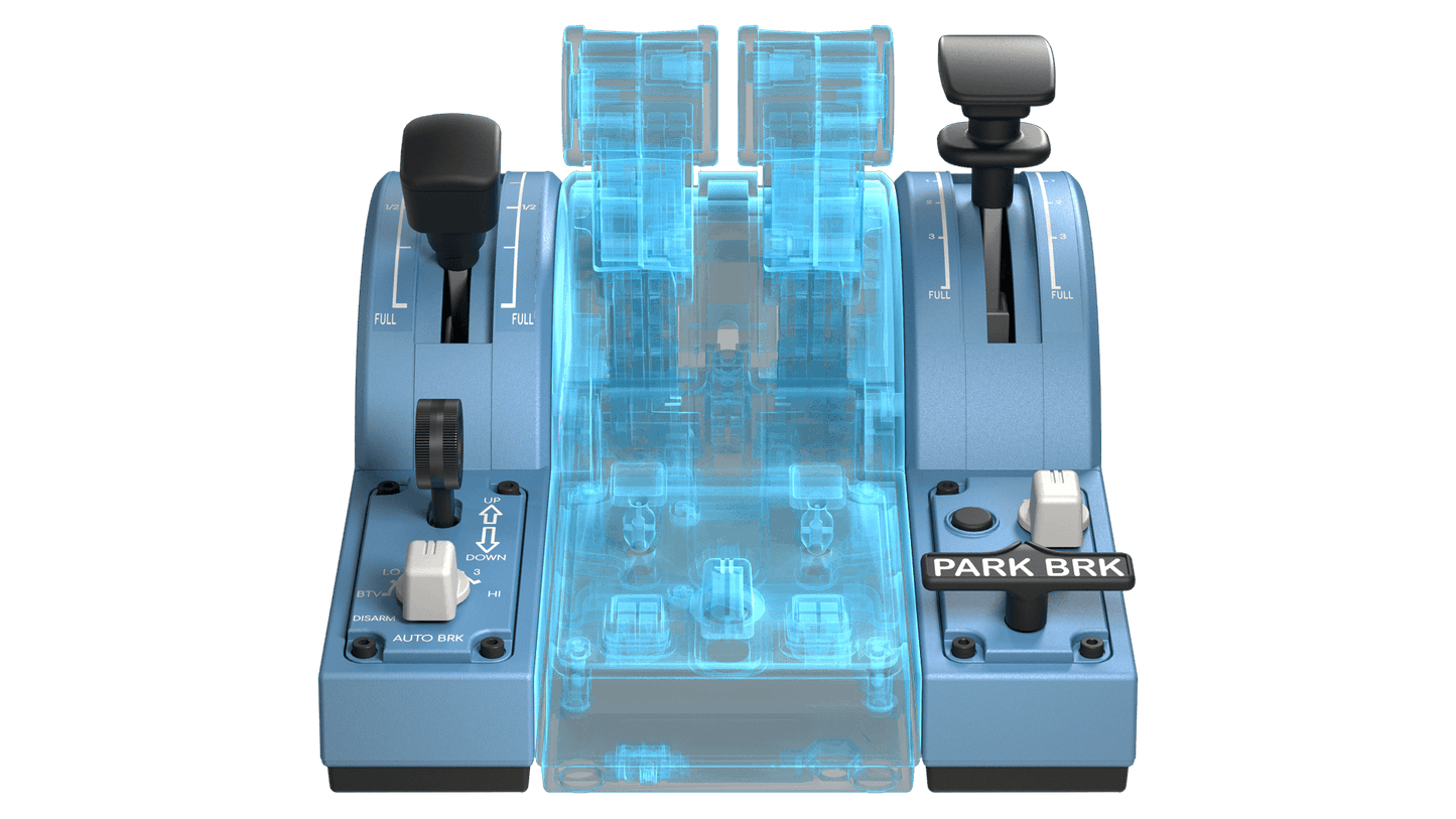 Thrustmaster TCA Quadrant Airbus Edition - Système de contrôle de vol - Module complémentaire pour TCA Quadrant - pour PC