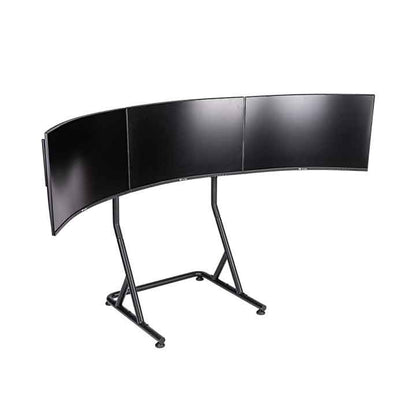 Thermaltake Triple Racing Monitor Stand – Support triple écrans – Structure en acier réglable – Compatible 32’’ à 49’’ – Noir