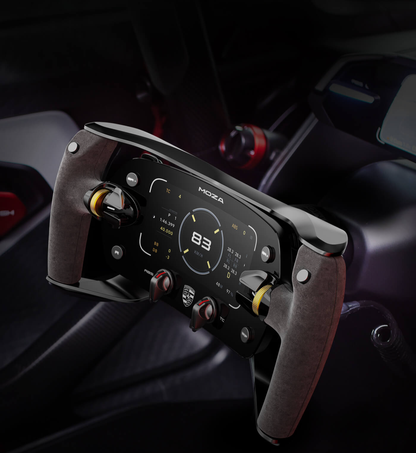 MOZA Porsche MISSION R Simracing Steering Wheel – Volant de course officiel – PC