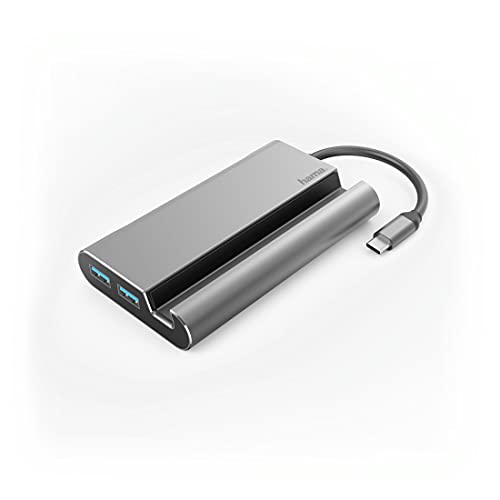 Hama 7in1-USB-C--dockingstation voor 3x USB-A 3.1, HDMIO, VGA, LAN, USB-C (PD)