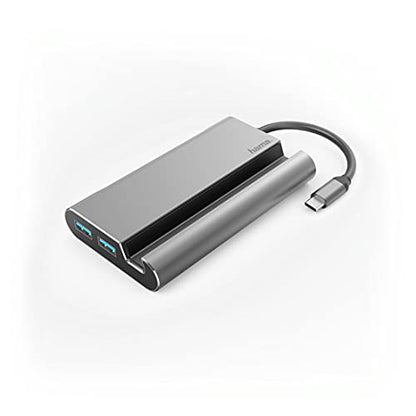 Hama 7in1-USB-C--dockingstation voor 3x USB-A 3.1, HDMIO, VGA, LAN, USB-C (PD)