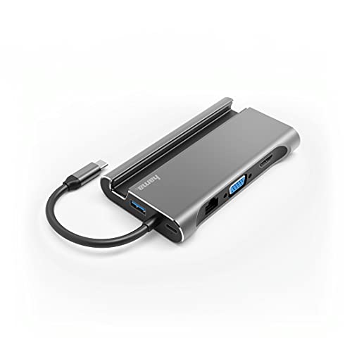 Hama 7in1-USB-C--dockingstation voor 3x USB-A 3.1, HDMIO, VGA, LAN, USB-C (PD)