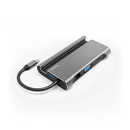 Hama 7in1-USB-C--dockingstation voor 3x USB-A 3.1, HDMIO, VGA, LAN, USB-C (PD)