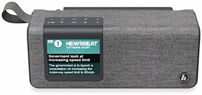 Hama Digitale radio DR200BT, FM/DAB/DAB+/Bluetooth/accuvoeding